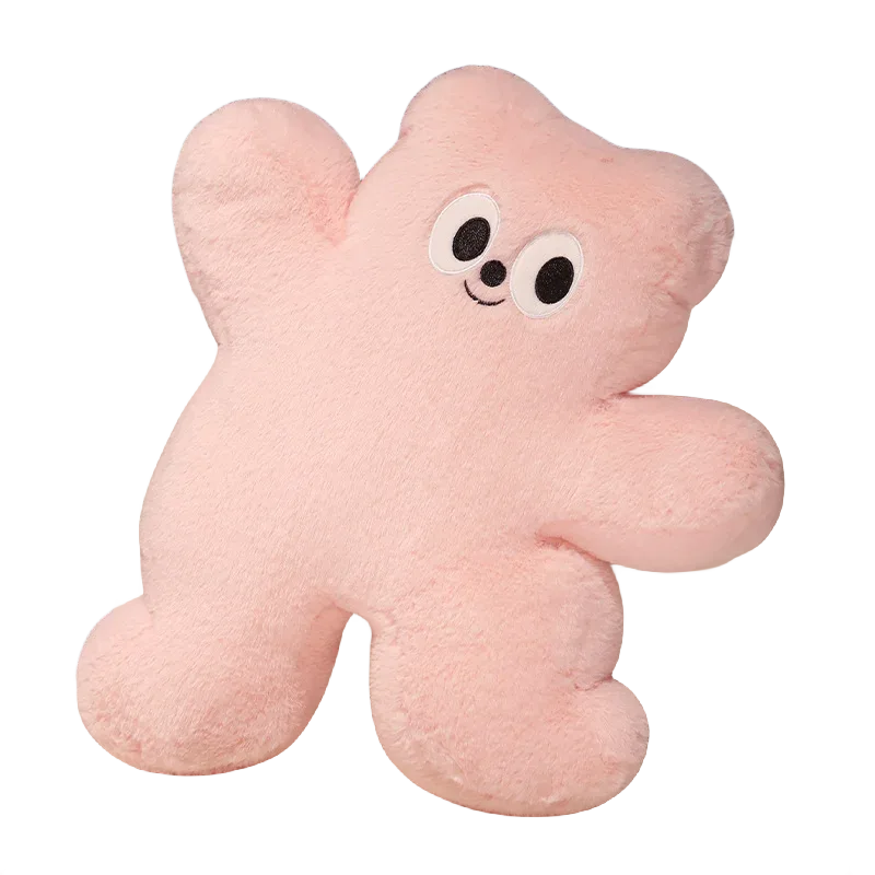 Celebridade feminino flor travesseiro sofá decoração kawaii gato urso almofada animais de pelúcia arco-íris floral aro coelho brinquedo de pelúcia natal