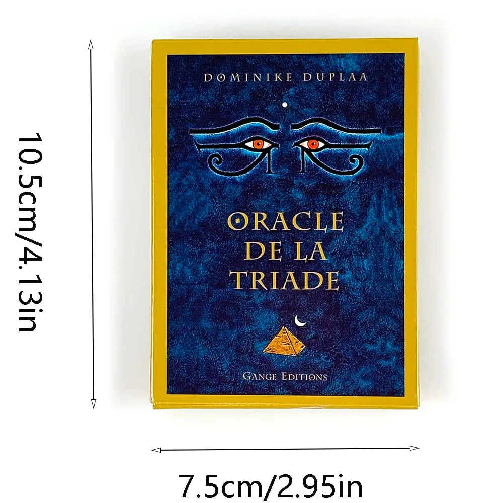 Oracle De La Triade French Version Oracle Cards Ancient Egyptian Mystic Divination Deck Spiritual Fortune-Telling Cards Game — image 6