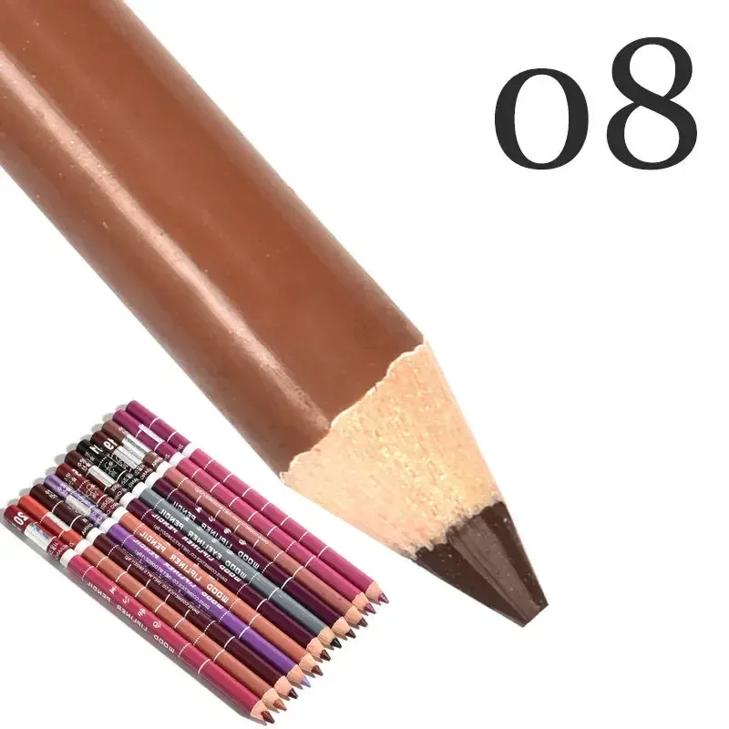 28Color Antifouling Lip Liner Professional Lipstick Pen Precise Waterproof Lip Outline Pencil Lip Makeup Lasting Eyeliner Creamy — image 21