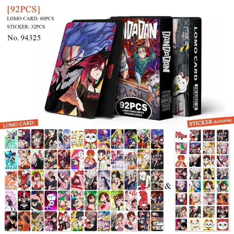 Tarjeta postal de Anime Attack on Titan‌ Lomo, juguete Haikyuu boticario diarios Honkai Star Rail, tarjetas de colección con pegatinas de regalo
