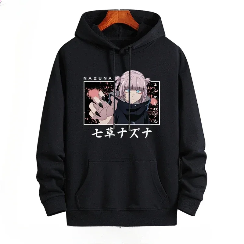 Y2K Anime CALL OF THE NIGHT Nazuna Nanakusa Grappige Hoodie Hip Hop Grafische Sweatshirts Poleron Hombre Streetwear Harajuku Tracksui