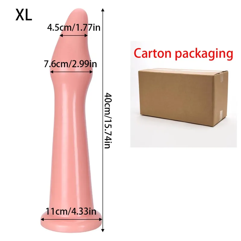 4 Sizes Long Anal Plug Big Anal Dialator Dildo Huge Long Large XL Anal Plug Training Expansion Butt Plug Sex Toys for Women Gay