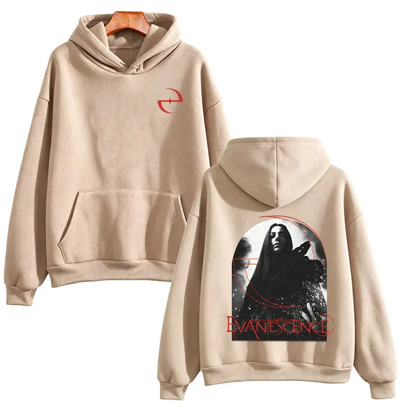Sanctuary Logo Hoodie Evanescence Rock Band Pullovers Fashion Unisex High Street Sweatshirts Casual Long Sleeve Loose Streetwear — image 9
