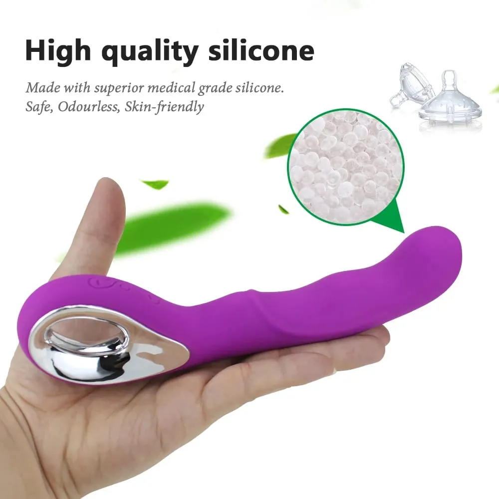 G Spot Dildo Vibrator G Spot Vaginal Stimulator Clitoris Pussy Massager Waterproof Magic Wand Rechargeable Sex Toy for Women — image 3