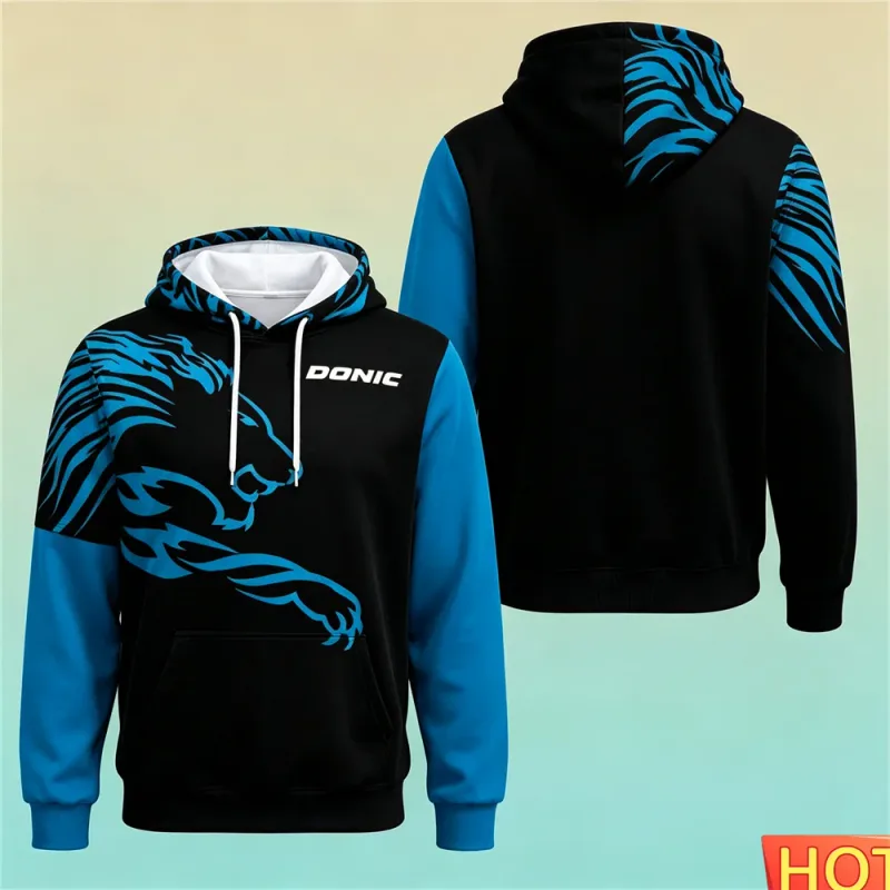 Autumn/Winter Men's Sports Hoodie Table Tennis Men's women's Hoodies Polyester Breathable Men Hoodeds Sweatshirt Sportswear tops