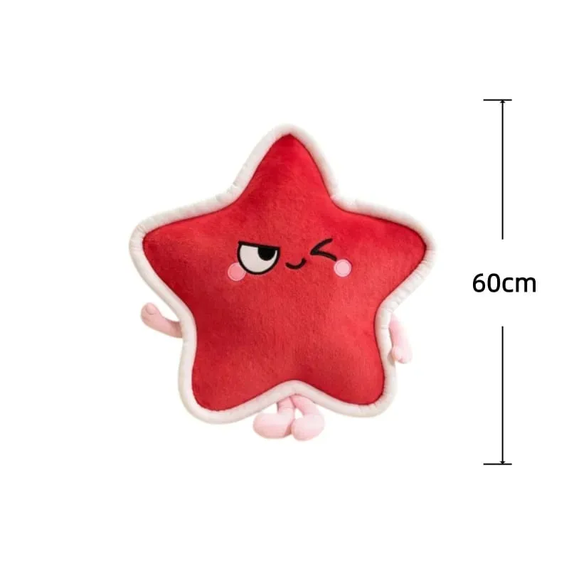 Five Pointed Star Plush Pillow 40/60cm Stuffed Cushion Squishy Sofa Cushion Adorably Home Decor Toys Creative Birthday Gifts — image 15