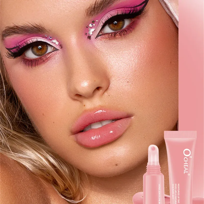 Bálsamo labial hidratante espelho brilho labial baunilha hortelã gelado bolo de café cheiro batom transparente óleo labial maquiagem — image 3