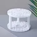 Suporte giratório 360 ° para pincéis de maquiagem, 5 espaços, organizador, mesa multifuncional, armazenamento de cosméticos para banheiro de mesa