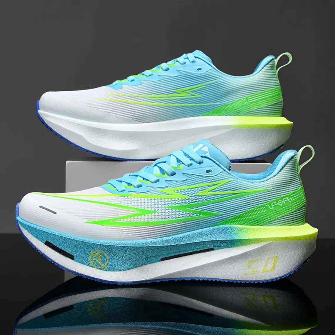 Carbon Plate Marathon Running Shoes Men Women Sports Sneakers Breathable Lightweight Shock Absorbing Non Slip Athletic Shoes — image 5