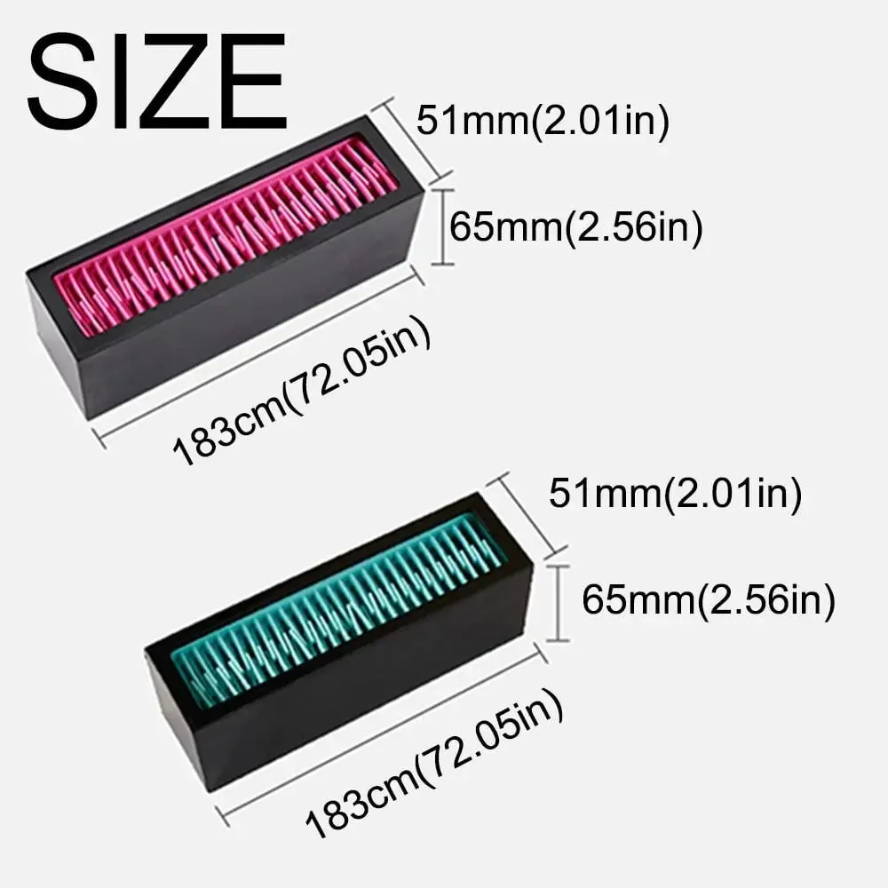 Suporte criativo para pincéis de maquiagem, compacto, antiderrapante, estojo de armazenamento, grande capacidade, portátil, rack de secagem de escova cosmética — image 5