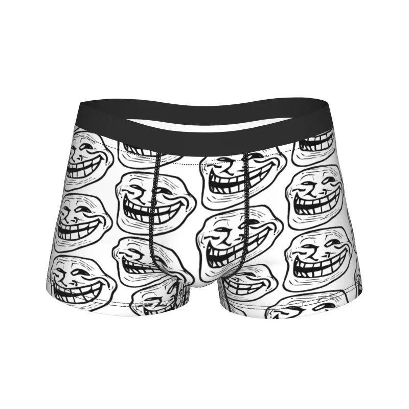 Rage Comic Trollfac Trunk Funny Anime Pouch Ondergoed Hot Koop Patroon Boxer Korte Comfortabele Heren Onderbroek Plus Size