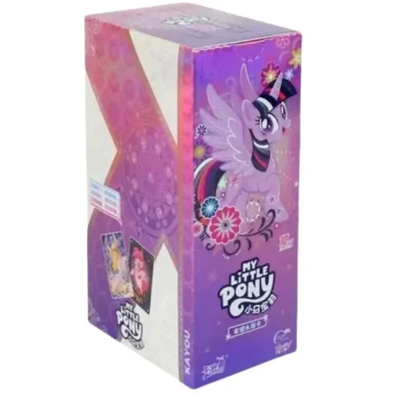 Autentyczny mój kucyk Little Pony przyjaźń na zawsze księżyc 12 11 10 seria karty kolekcjonerskie Fluttershy Anime gadżety prezenty — image 6