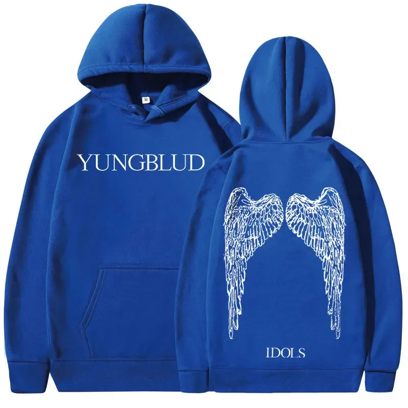 Yungblud IDOLS Wings Album Tour 2025 Hoodies Men Women Vintage Fashion Hooded Sweatshirts Hip Hop Oversized Pullovers Streetwear — image 12