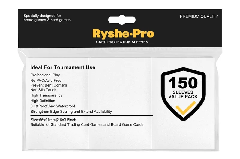 100pcs 2.5 "x3.5" 프리미엄 트레이딩 카드 슬리브 66x91mm MTG Magic Gathering Lorcana 게임 카드 용 표준 크기 보드 게임 카드