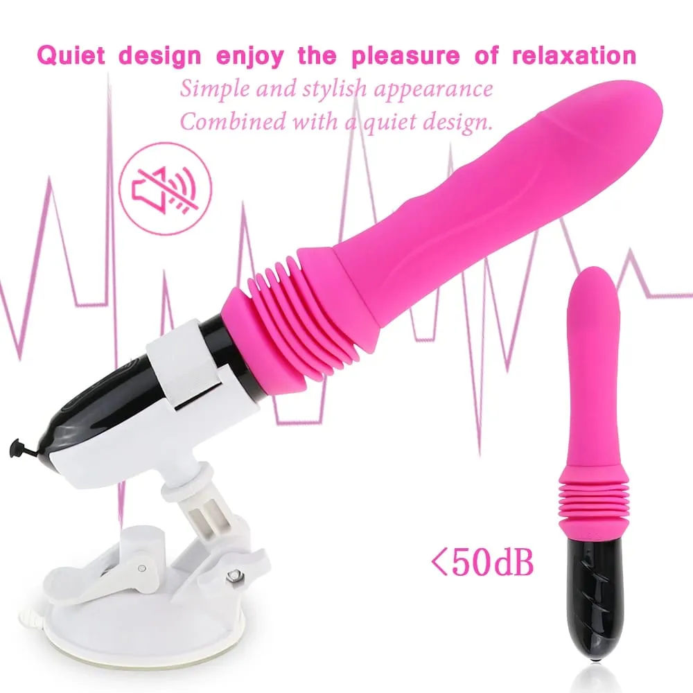 Telescopic Dildo Vibrator Automatic Up Down Massager G-spot Thrusting Retractable Pussy Vibrate Large Size Sex Toys for Women
