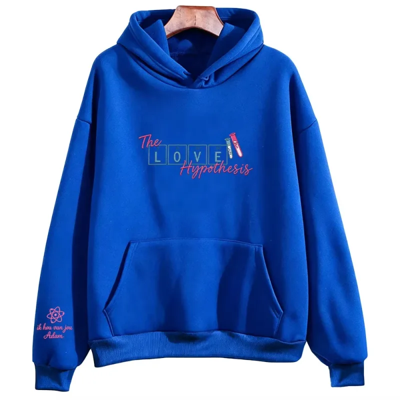 The Love Hypothesis Book Art Movie Graphic Print Hoodies Women Men Streetwear Hip Hop Long Sleeve Harajuku Oversized Sweatshirts