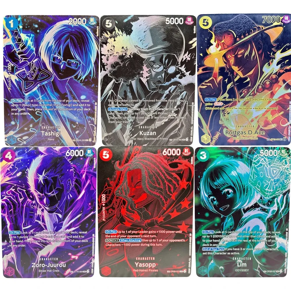 Collection Cards Roronoa Zoro ST18-004 EN Shining Creativity Rare Holographic Embossed Textured Foil Cards