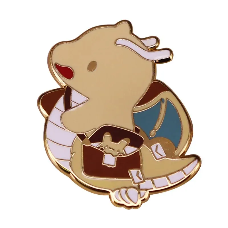 Pin Enamel Anime Pokemon Charmander Koleksi Bros Kartun Logam Dinosaurus Kawaii Ransel Tas Topi Kerah Lencana Kerah — image 15