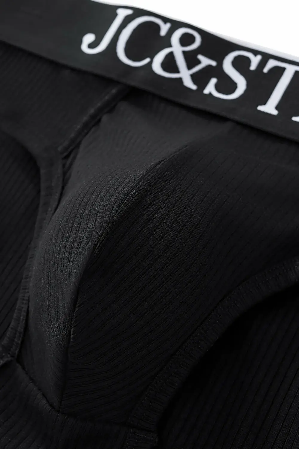 Slip intimo da uomo sexy dal design atletico dal taglio alto Mutande da uomo in cotone a costine Comfort sportivo Slip bikini da uomo Slip tanga — image 37