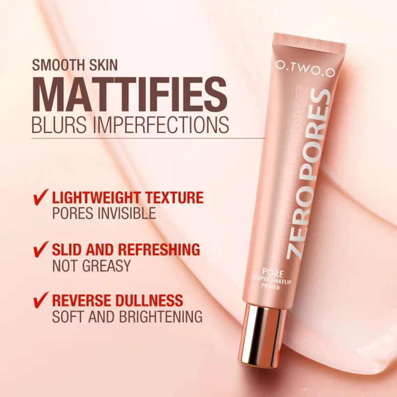 O.TWO.O-Juego de maquillaje facial, Primer cojín de aire, crema BB Invisible, control de aceite, enfoque suave de poros, Cosméticos de piel brillante de larga duración, 2 uds.