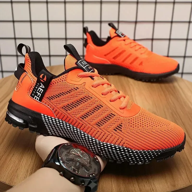 Sepatu Kets Pria Fashion 2026 Sepatu Lari Ringan Sneaker Jaring Musim Panas Sepatu Kasual Sejuk Sepatu Tenis Pria Nyaman — image 3