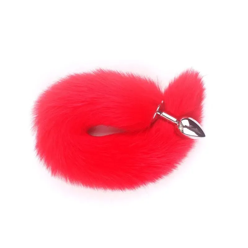 Cheap Anal Plug Metal Sexy Foxtail Anal Plug Role-play Sex Toy Male and Female Anal Plug Adult Game Couple Toys Sex Toys — image 12