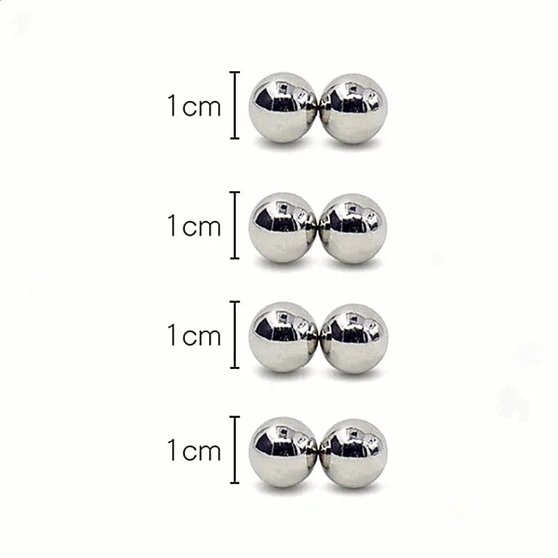 Ultra kraftfulla magnetiska klot Bröstvårtsklämma BDSM Bondage Stimulator Klitoris blygdläppar Bröstvårtan Creative Fidget Magnets Sexleksaker för vuxna