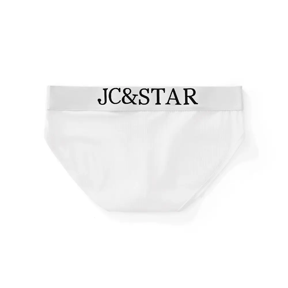 Slip intimo da uomo sexy dal design atletico dal taglio alto Mutande da uomo in cotone a costine Comfort sportivo Slip bikini da uomo Slip tanga — image 19