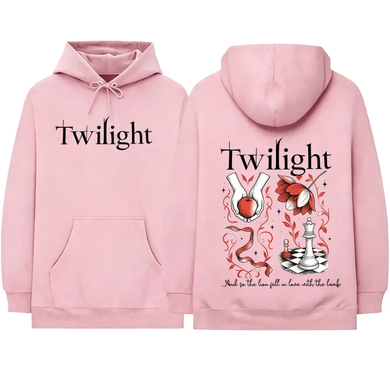 Twilight Inspired Vampire Wolves Romance City of Forks Hoodies The Lion Fell in Love with The Lamb Long Sleeves Sweatshirts — image 6