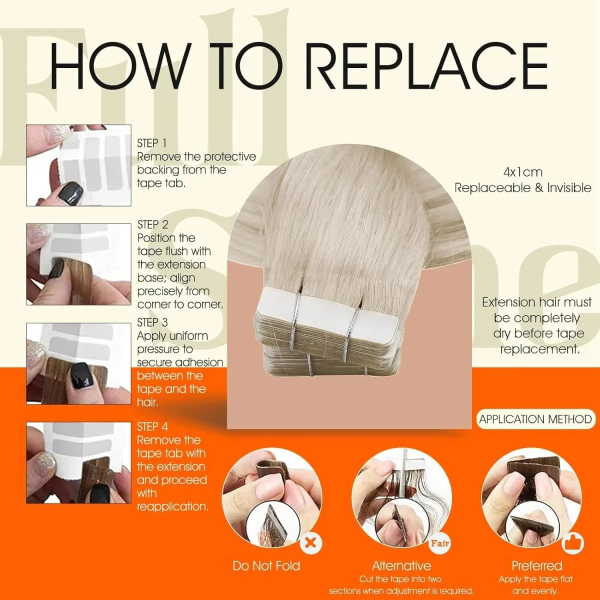 Full Shine Tape in Hair Extensions 20Pcs Skin Weft Remy Straight Hair Glue on Brazilian Hair for Women