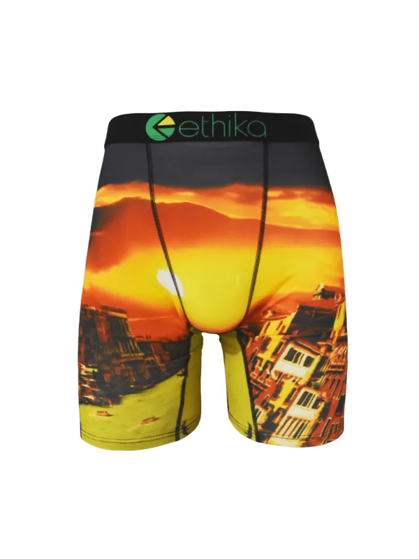 Seluar Dalam Boxer Lelaki Lembut 1 Seluar Dalam Selesa Setiap Hari Bernafas Fit Stretch Fit Poliester S-XXXL Ringan