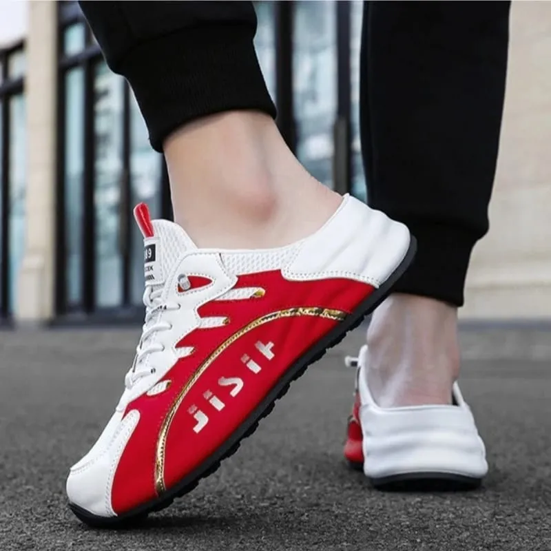 Men Sneakers teenage Trendy Shoes Summer Mesh Breathable Casual Shoes anti Slip Wear-resistant Platform Sneakers Tênis Masculino