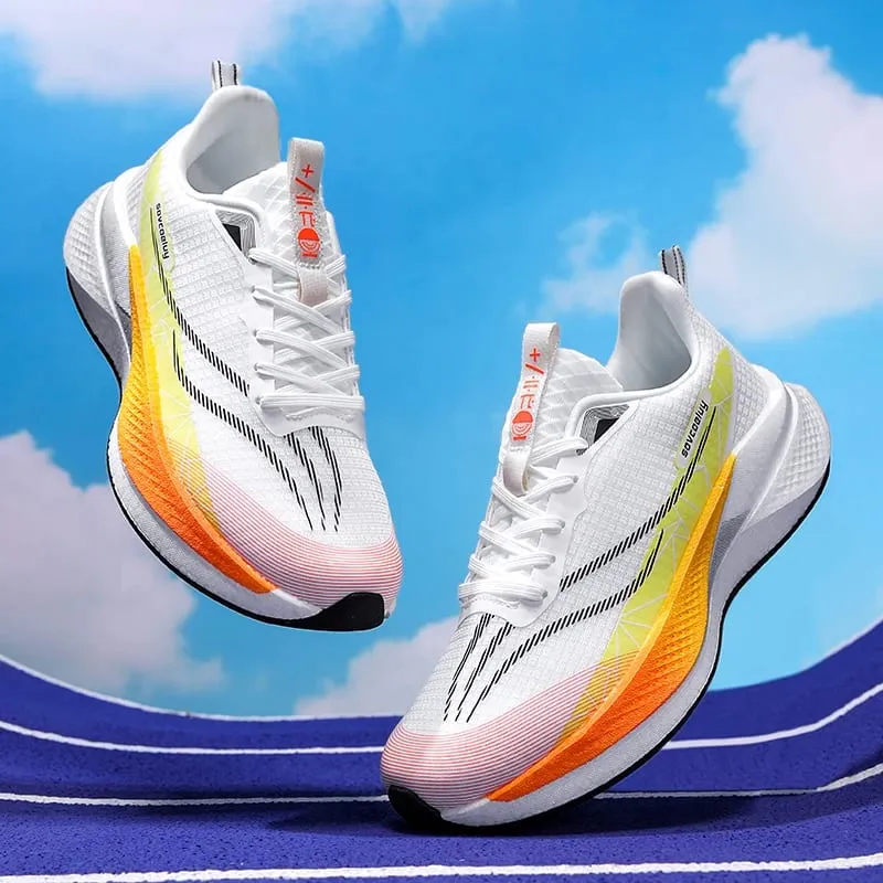 Men Carbon Plate Running Shoes Breathable Women Athletic Tennis Sneakers Cushion Sport Trainers Outdoor Marathon Jogging Shoes — image 11