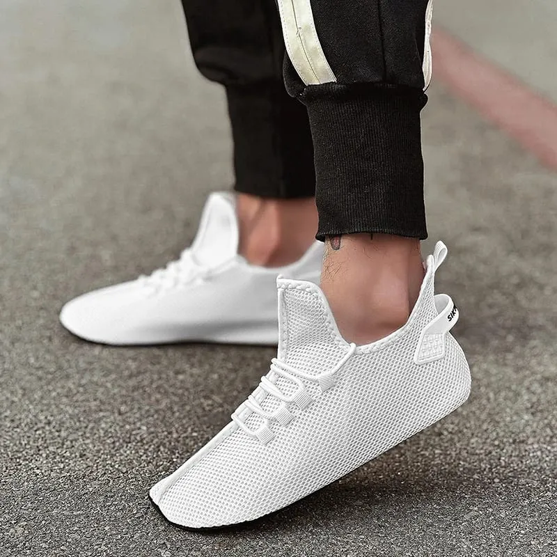 Mens Casual Shoes High Quality Lightweight Running Shoes Man Sneakers Lace Up Flats Shoes Male Outdoor Sports Tennis Shoe — image 2