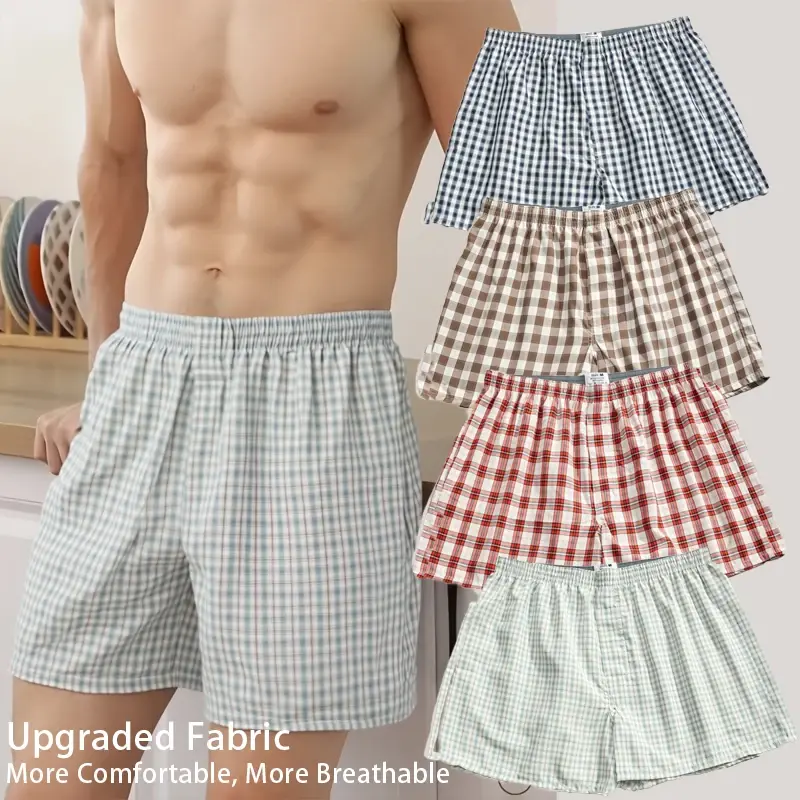 1PC Upgraded Fabric Breathable Comfortable Men's Aro Pants Boxer Shorts with Elastic Waistband Versatile Sweat-Wicking — image 4