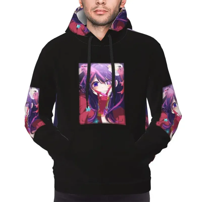 Oshi No Ko Anime Kawaii Hoodies Hip Hop Pullover Autumn Winter Men Women Sweatshirts Long Sleeve Tops — image 7