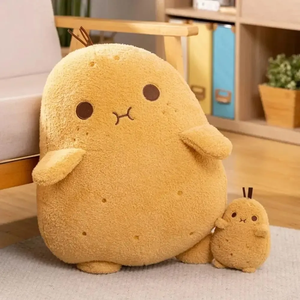 PP Cotton Small Potato Plush Doll Fluffy Plush Stuffed Funny Food Plush Doll Soft Ins Plant Spud Throw Pillow Kid Girl Boy — image 4