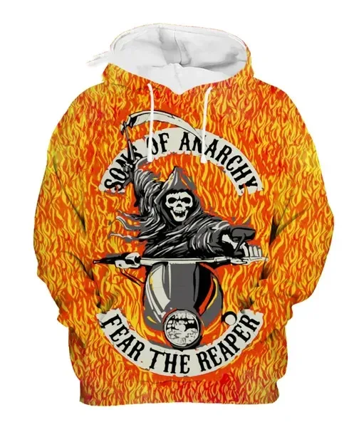 Hot Sale Men's 3D Print Hoodies Sweatshirts Sons of Anarchy Street Style Unisex Loose Casual Pullover Y2K Tracksuit Autumn — image 10