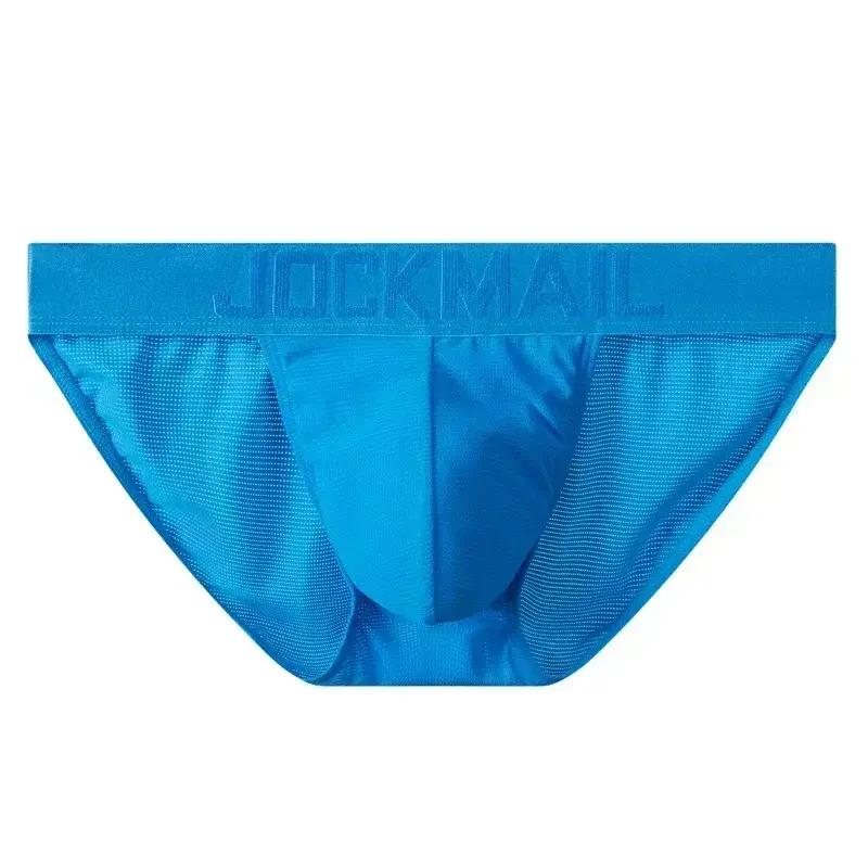 Cuecas masculinas cuecas de malha de náilon secagem rápida cuecas de biquíni deslizamento masculino tanga cuecas jockstrap gay — image 15