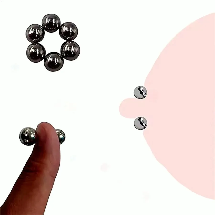 Ultra kraftfulla magnetiska klot Bröstvårtsklämma BDSM Bondage Stimulator Klitoris blygdläppar Bröstvårtan Creative Fidget Magnets Sexleksaker för vuxna