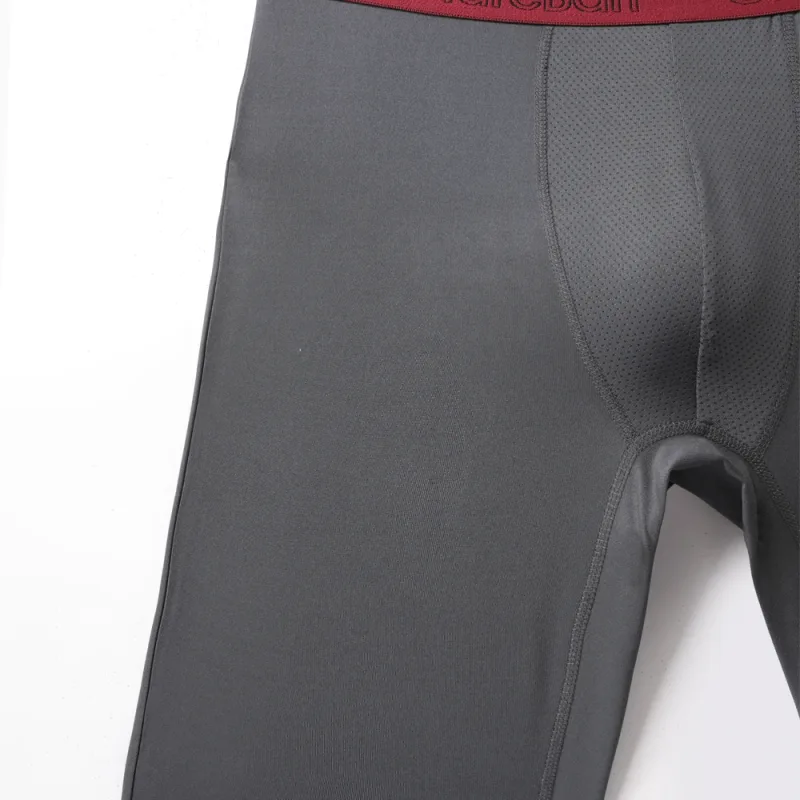 4 Pieces Mixed Colors Quick-Dry Long Leg Boxer Briefs Underpants Underwear For Home And Sports Hight Quality Male Panties Pants — image 13