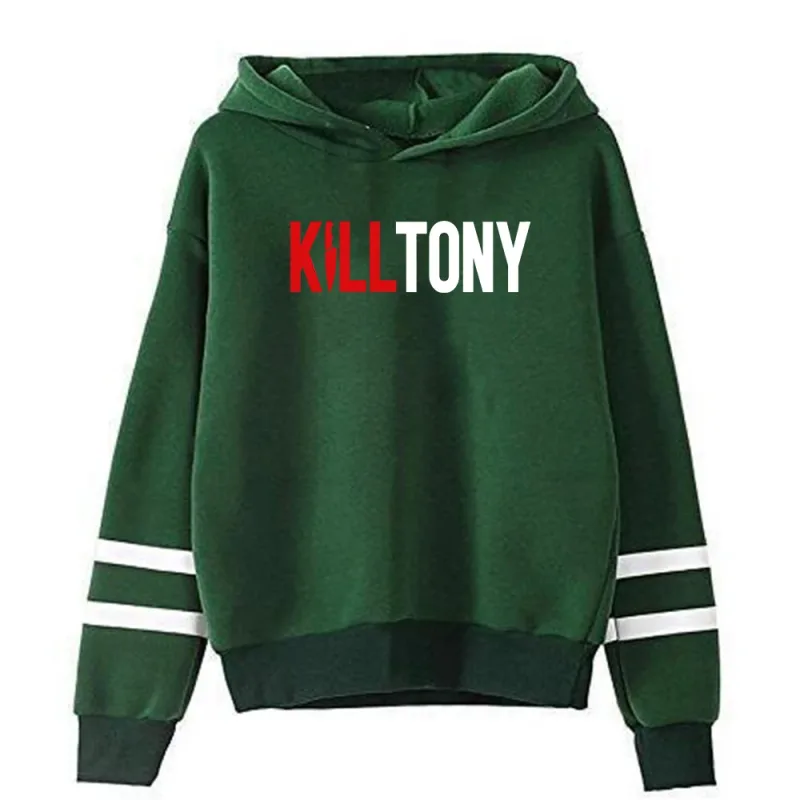 Kill Tony Merch Hoodie Unisex Zakloze Parallelle Staven Mouw Streetwear Vrouwen Mannen Sweatshirt Met Capuchon Grappige Kleding
