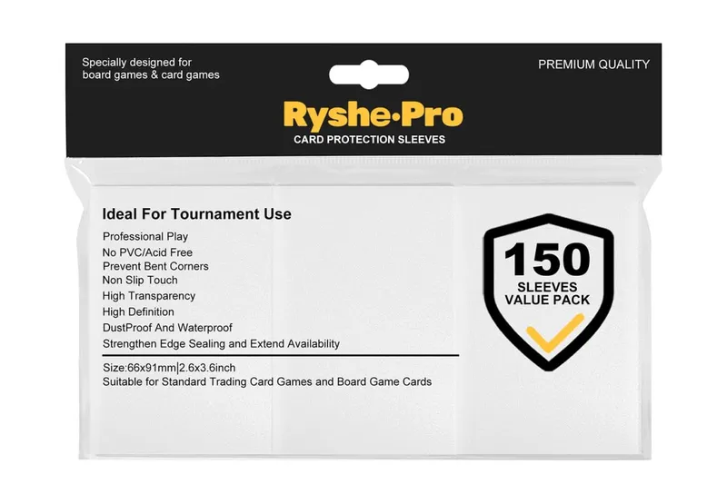 100pcs 2.5 "x3.5" 프리미엄 트레이딩 카드 슬리브 66x91mm MTG Magic Gathering Lorcana 게임 카드 용 표준 크기 보드 게임 카드