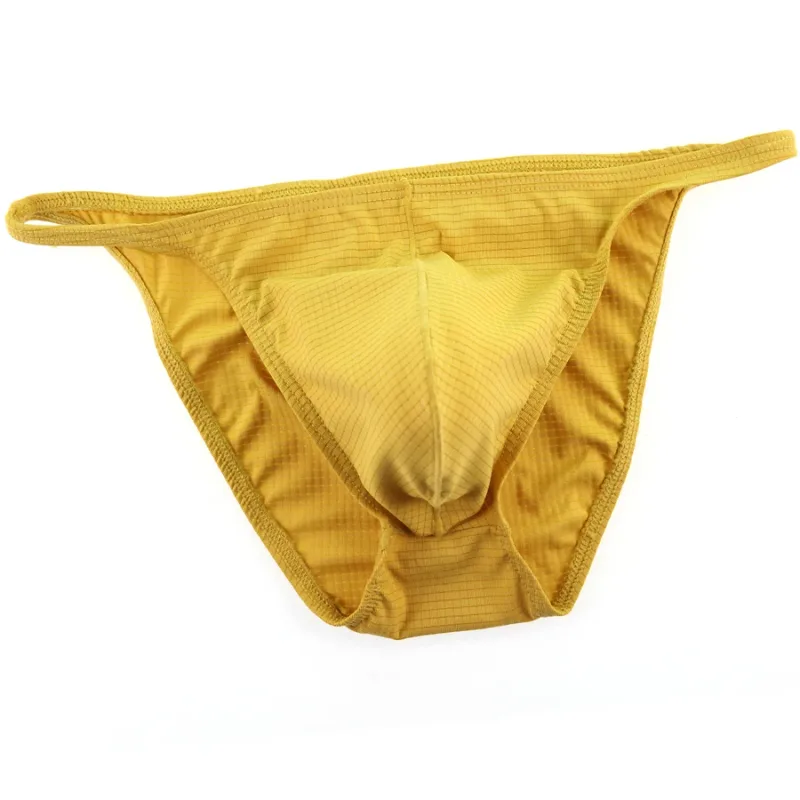 Herr Bikinitrosor Sexiga underkläder Gay Trosor Bekväm penispåse Slip Hombre Cuecas Herrkalsonger Nylon Mesh QuickDryHT116