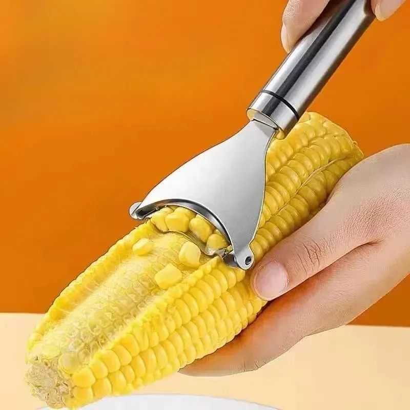 Pengupas Jagung Baja Tahan Karat Manual Pengupas Tongkol Pengupas Jagung Pengupas Jagung Perontok Alat Gadget Sayuran Buah Dapur — image 7