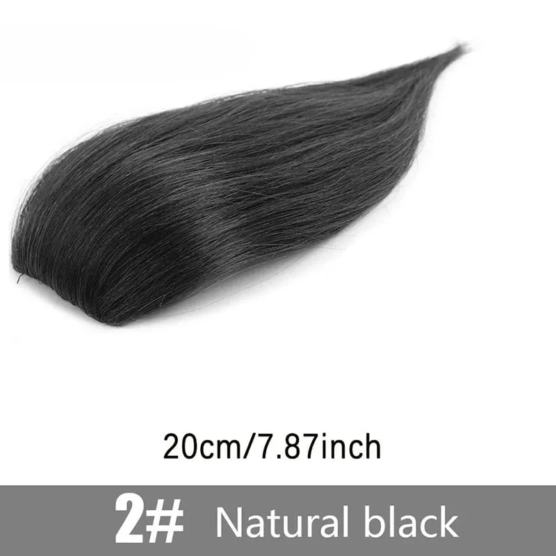 Wig synthetic pad hair piece 20cm 30cm two card one-piece pad hair root increase quantity hair extensions