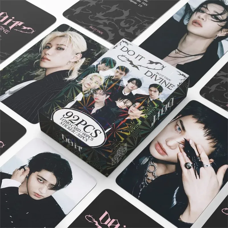 92PCS Korean Hot Idol New Album "THIS&THAT" High Quality Lomo Cards Felix BangChan HyunJin I.N Han Fans Collect Small Cards — image 8