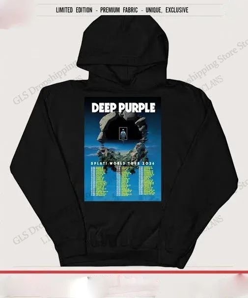 Rock Deep Purple Splat World Tour 2026 3d Print Hoodies Men Women Fashion Band Hoodies Sweatshirt Men Clothing Moletom Tracksuit — image 4