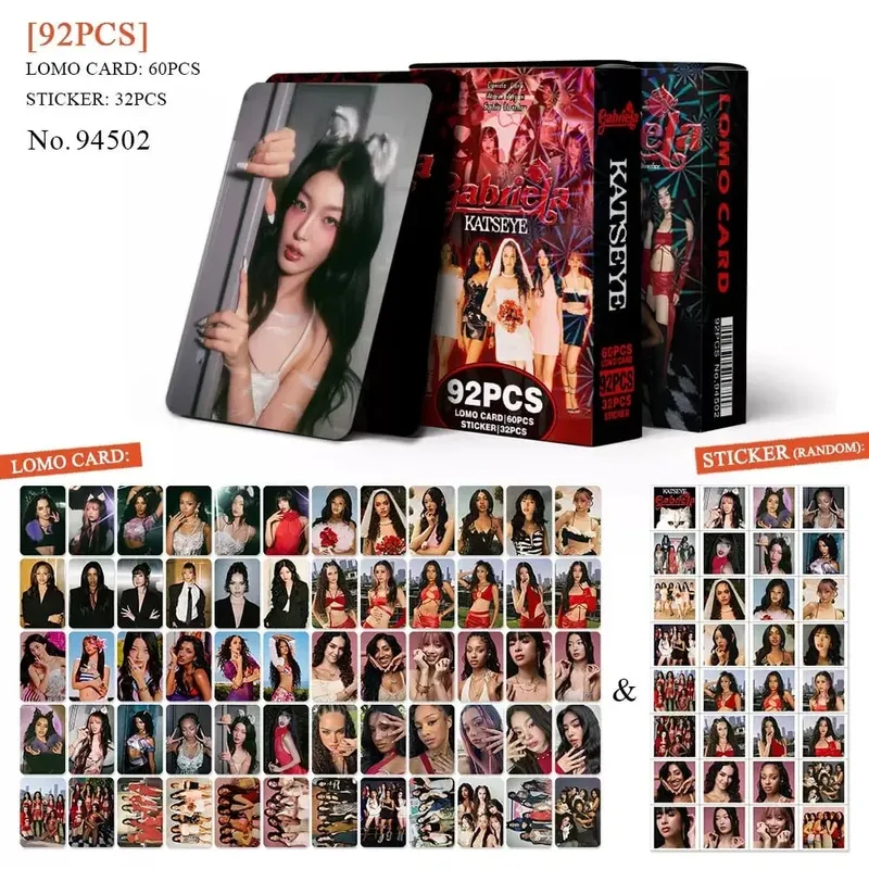 92ST Kpop Hot Idol MANON SOPHIA DANIELA LARA MEGAN YOONCHAE Self Made HD Lomo Cards Fans Samla fotokort Presenter Små kort