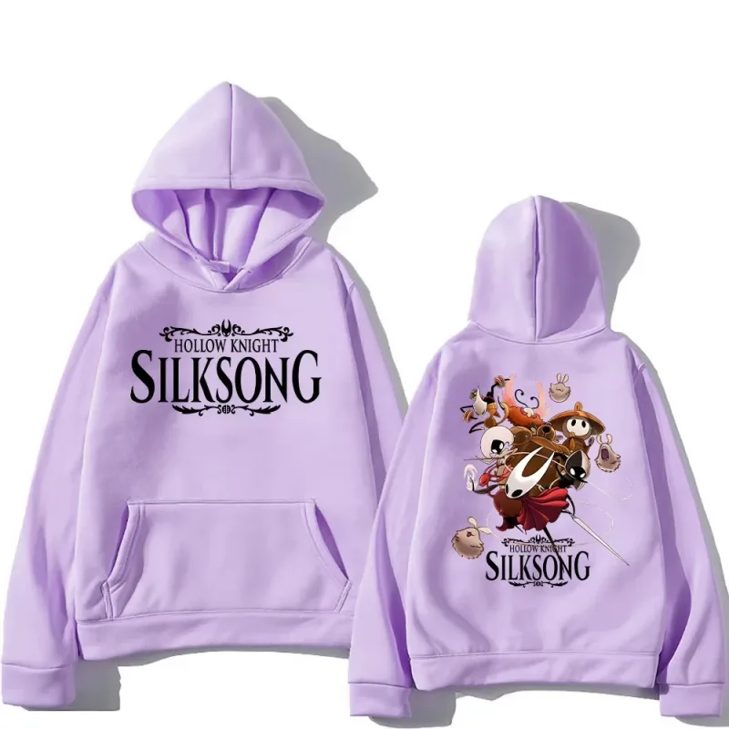 Hollow Knight Silksong Hot Game Hoodies Long Sleeve Fashion Casual Pullovers High Street Women Men Sweatshirt Fashion Streetwear — image 10